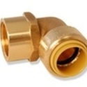 Quick Fitting LF813FR 1/2 in FNPT Brass Adapter Elbow