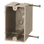 Allied Moulded 1098-N 20.5 cu-in 1 Gang Off-White Fiberglass Angled Mid Nails Mount Gangable Switch Outlet Box