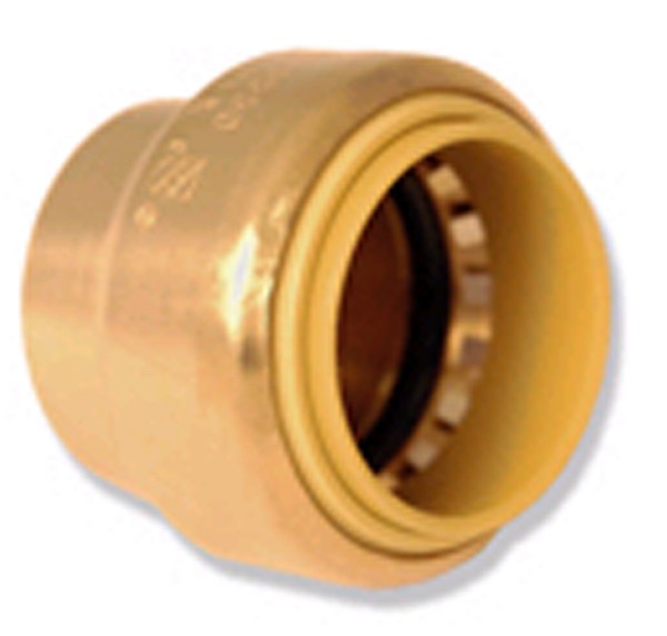 Quick Fitting LF836R 1 in Brass End Stop