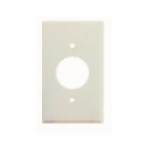 Leviton® 001-86004-000 4-1/2 in 1 Gang Ivory Smooth Thermoset Plastic Device Mount Outlet Receptacle Wallplate