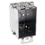 Hubbell RACO® 519 12.5 cu-in 2.27 in 1/2 in 1 Gang Plaster Ears Mount Gangable Switch Outlet Box