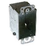 Hubbell RACO® 8500 12.5 cu-in 1/2 in 1 Gang Gray Pre-Galvanized Steel Gangable Switch Outlet Box