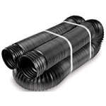 Amerimax Home Products 51110 4 in 25 ft PVC Solid Flex Drain Pipe Tubing