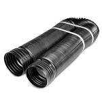 Amerimax Home Products 51910 4 in 12 ft PVC Flexible Drain Pipe Tubing