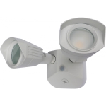 SATCO® NUVO® 65-210 100-277 V 20 W 1900 Lumens Warm White Outdoor Dual Head Security Light Fixture