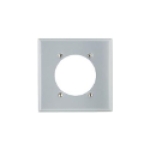 Leviton® 0S701-005-0GY 2 Gangs Steel Device Mount Power Receptacle Wallplate