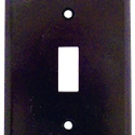 Eaton Cooper Wiring Device 2134B-BOX 4.5 in 1 Gang Brown High Gloss Thermoset Plastic Screw Mount Toggle Switch Wallplate