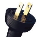 Leviton® 48642-010-02E 125 V 15 A 2 Pole Non-Polarized Cord End Plug