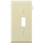 Leviton® 004-OPSE1-00I 1 Gang Ivory Thermoplastic Nylon Device Mount Toggle Switch Wallplate