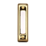 18000112 WIRED PUSH BTN POLISHED BRASS PLASTIC