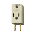 Leviton® 00531-009-001 125V 15 A 2 Pole Triple Tap Outlet Adapter