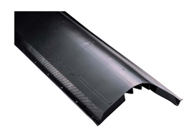 Air Vent® VVPN VenturiVent Plus™ 18 sq-in per ft 4 ft Black Shingle-Over Rolled Ridge Vent with Nails