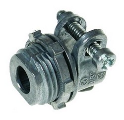 527 BX-FLEX CONNECTOR STRAIGHT 3/8IN ZINC