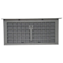 Vestal 322GR 8 x 16 in Gray Foundation Vent