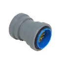 Southwire® 65076601 SIMPush™ Series 1/2 in EMT Aluminum Watertight Water Tight Coupling