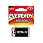 Energizer® EVEREADY® 1222SW Super Series 9 V Size 9V 400 mAh Heavy Duty Battery