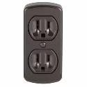 Leviton® 205-00091-000 125 VAC 15 A 2 Outlets Duplex Receptacle