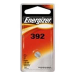 Energizer® 392BPZ Silver Oxide Battery 44 mAh Battery 1.55 VDC Nominal Zero Mercury Button Cell