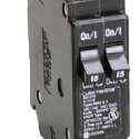 Eaton BR2020 20 A 10 kA 2 Poles Plug On Mount Type BR Thermal Magnetic Circuit Breaker