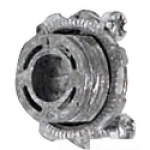 140TZ BX-FLEX-NM-MC CONNECTOR 3/8IN ZINC