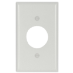 Eaton Cooper Wiring Device 2131W-BOX 4.5 in 1 Gang White High Gloss Thermoset Plastic Screw Mount Receptacle Wallplate