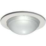 Cooper Lighting HALO 5054PS White Fixture 6 in Dia Dome Lens Showerlight Trim