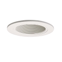 Cooper Lighting HALO 993W Coilex® Series Die Cast Fixture 6 in Dia 5-1/16 in Overall Width Ceiling Light Fixture Trim with White Baffle