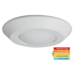 Cooper Lighting HALO BLD4089SWHR BLD4 Series 120 V 0.09 A 10 W Fixture Backlit LED Downlight