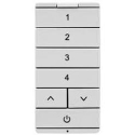 Cooper Lighting HALO HIWSKB1BLE40AWH White 1.71 in Width 4.15 in Height 1-Generation Multi-Room Scene Keypad