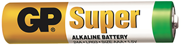 GP® 30022E Super Series 1.5 V Size AAA Primary Alkaline Battery