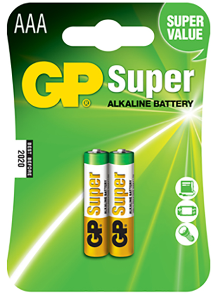 GP® 30309 Super Series 1.5 V Size AAA Primary Alkaline Battery