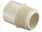 Spears EverTUFF 4136-010BC 1 in x 1 in MNPT x Socket Chlorinated PVC Male Adapter