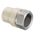 Spears EverTUFF 4135-007SS 3/4 in x 3/4 in Socket x FNPT Chlorinated PVC Transition Female Adapter