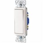 Eaton Cooper Wiring Device 7511W-BOX 120/277 V 15 A 1 Phase Back and Push Standard Grade Decorator Switch