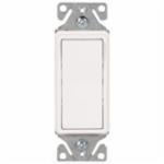 Eaton Cooper Wiring Device 7513W-BOX 120/277 V 15 A 1 Phase Back and Push Standard Grade Decorator Switch