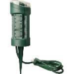 Southwire® Woods® Yard Master™ 13547 Green 3.69 in Length 10 in Width Yard Stake Timer