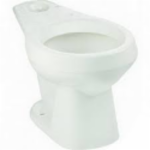 Mansfield China 130BISCUIT 12 in Biscuit 1.6 Siphon Jet Toilet Bowl