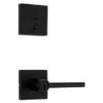 Spectrum Brands Kwikset® 99910-068 Keyed Left Right Universal Matte Black Entry Door Lock Door Lever