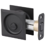 Spectrum Brands Kwikset® 93350-051 Matte Black Privacy Square Pocket Door Lock