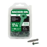 ITW Buildex and Illinois Tool Works GRK Fasteners™ 23401 #9 1-1/4 in Cement Board Screw