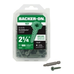 ITW Buildex and Illinois Tool Works GRK Fasteners™ 23421 #9 2-1/4 in Cement Board Screw