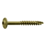 MIDWEST FASTENER 52532 5/16 X 2-1/2 SABERDRIVE PLATINUM LAG SCREWS TAN XL1500