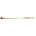 MIDWEST FASTENER 52553 1/4 X 8 SABERDRIVE PLATINUM HEX HEAD TIMBER SCREWS TAN XL1500