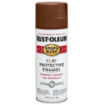 Rust-Oleum® STOPS RUST® 214085 12 oz Brown Flat Protective Enamel Spray Paint