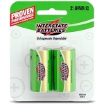 Interstate Batteries DRY0015 1.5 V Size C 8350 mAh Alkaline Battery