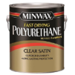 Minwax® 319020000 1 gal Can Clear Satin High-Build Interior Polyurethane Coat