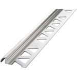 m-d® 31372 Metal Bright Clear 96 in Bullnose Tile Edge