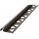 m-d® 31373 Metal Pewter 96 in Bullnose Tile Edge