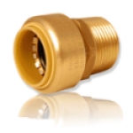 Quick Fitting LF842MR 1/2 in x 3/4 in MNPT Brass Straight Reducing Adapter