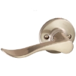 DHI dh® 727925 Stratford Satin Nickel Residential 8-31/32 in 5 in H x 2-25/32 in L x 5-1/8 in W Right Handed Dummy Door Lever